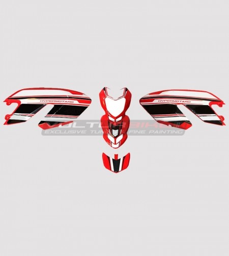 Kit completo de pegatinas Superbike del equipo Aruba - Ducati Hypermotard 796/1100
