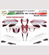 Weißes Basis-Aufkleber-Set - Ducati Hypermotard 796/1100 