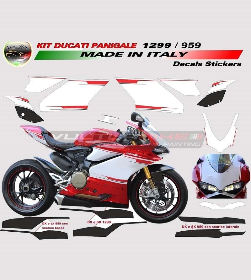 Kit adhesivo de diseño exclusivo - Ducati Panigale 899/1199/959/1299 