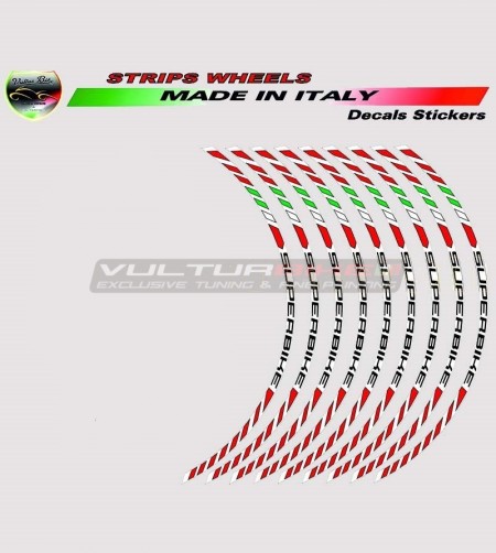 Superbike Design Laufrad-Klebeprofile
