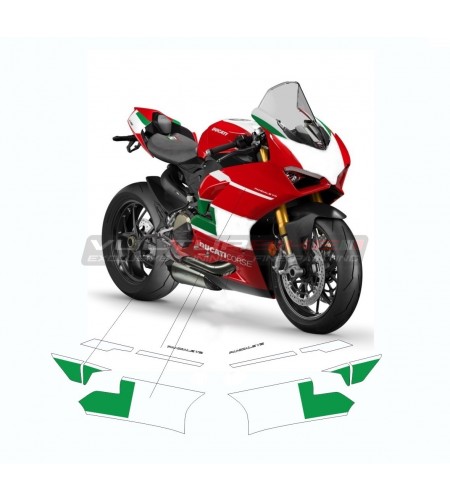 Répliques d’autocollants Troy Bayliss carénages côté - Ducati Panigale V2 2020 / 2022 