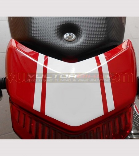 Kit de pegatinas réplica b/r - Ducati Hypermotard 1100/EVO SP 