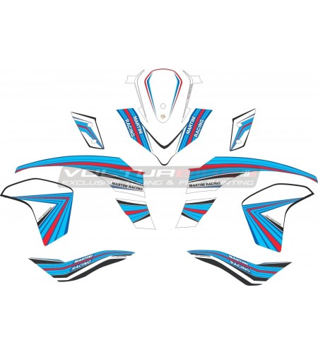 Martini Racing Sticker Kit - Ducati Multistrada 950/1200 DVT 