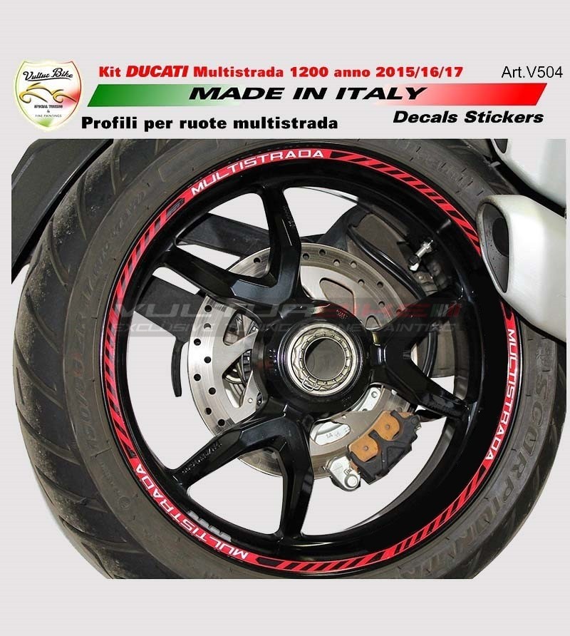 Aufkleber für Multimodel-Räder - Ducati Multistrada 