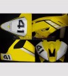 Kit adesivi completo Racing design con numero - Yamaha R6 