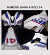 Kit completo de pegatinas Racing con número - Yamaha R6 