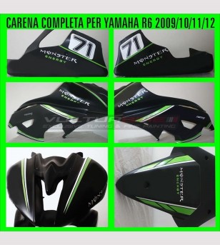 Kit adesivi Racing per carene - Yamaha R6 