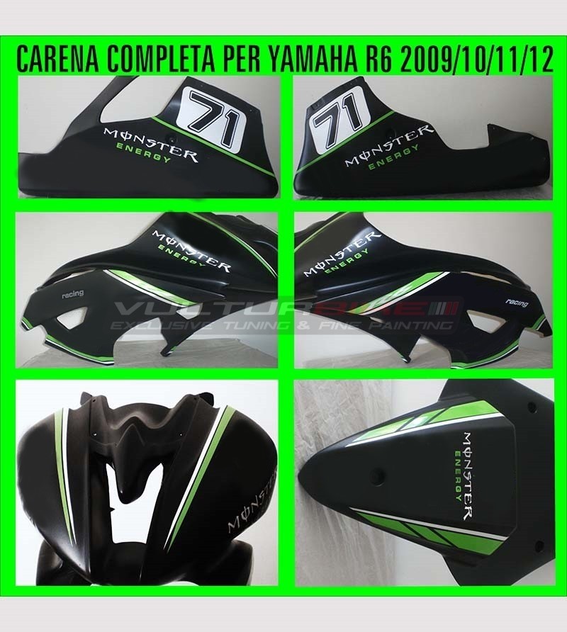 Kit adesivi Racing per carene - Yamaha R6 