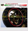 Kit profili adesivi personalizzati Superbike ruote universali