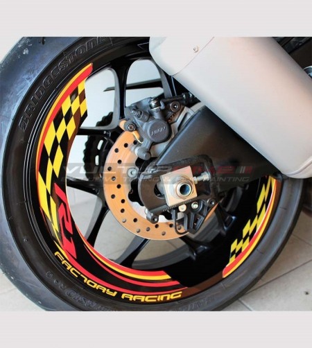 Fabrik Racing Räder Aufkleber - Yamaha R1 / R6