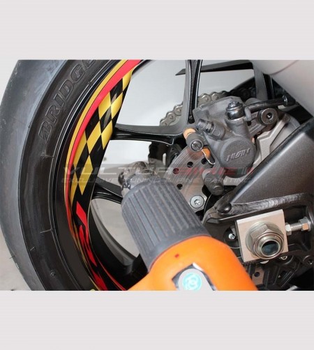 Autocollants Factory Racing Wheels - Yamaha R1 / R6