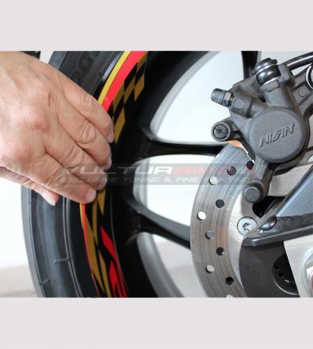 Autocollants Factory Racing Wheels - Yamaha R1 / R6