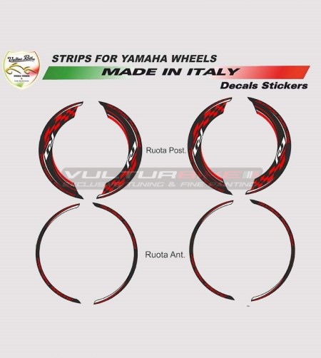 Autocollants Factory Racing Wheels - Yamaha R1 / R6