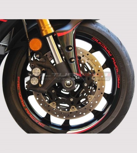 Autocollants Factory Racing Wheels - Yamaha R1 / R6