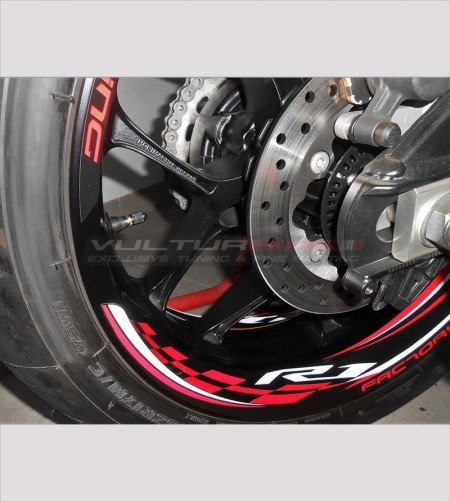 Adesivi Ruote Factory Racing - Yamaha R1 / R6
