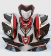 Kit adhésif chromé/rouge personnalisé - Ducati Hypermotard 796/1100 