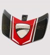 Kit adhesivo de diseño cromo/rojo personalizado - Ducati Hypermotard 796/1100 