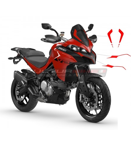 Pegatinas de plexiglás y punta airbox - Ducati Multistrada 