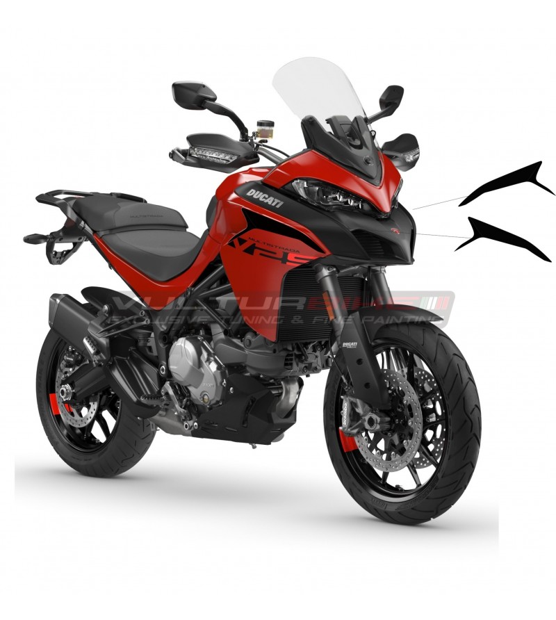 Adhésifs de panneaux latéraux noirs - Ducati Multistrada V2 / 1260 / new 950 