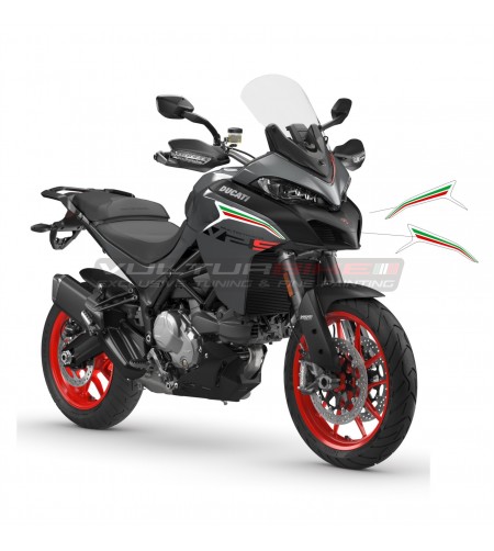 Adesivi tricolore per pannelli laterali - Ducati Multistrada V2 / 1260 / nuova 950 