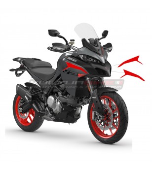 Autocollants de panneau latéral rouge - Ducati Multistrada V2 / 1260 / nouveau 950 