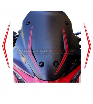 Adhesive profiles for plexiglass - Ducati Multistrada V4 / Rally