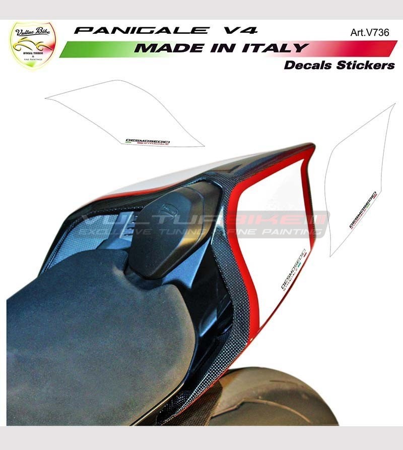 Aufkleber für Schwanz Desmosedici Stradale - Ducati Panigale V4 / V4S / V4R 