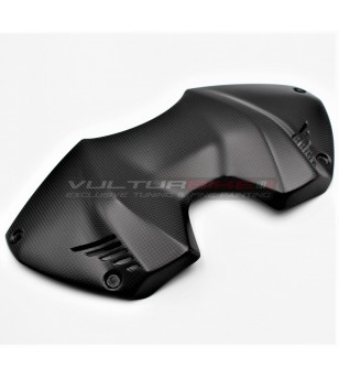 Cover batteria in carbonio design inedito - Panigale V4-S-2022 