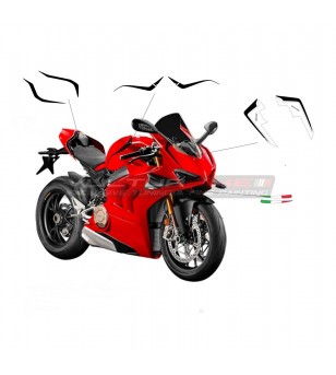 Panigale SP kit de pegatinas de diseño negro - Ducati Panigale V4 / V4S / V4R 