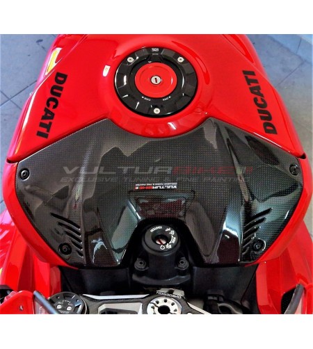 Carbon Batterieabdeckung im neuen Design - Panigale V4-S-2022 