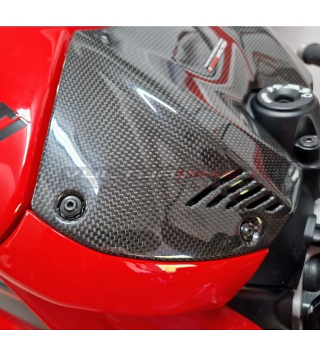 Cubierta de batería de carbono de nuevo diseño - Panigale V4-S-2022 