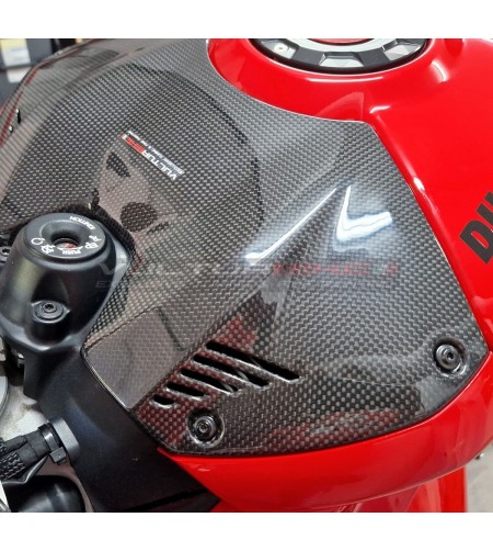 Cubierta de batería de carbono de nuevo diseño - Panigale V4-S-2022 