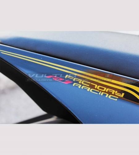 Stickers Kit Factory Racing version jaune - Yamaha R1 2015-2018 
