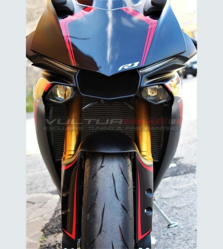 Aufkleber Kit Factory Racing rote Version - Yamaha R1 2015-2018 