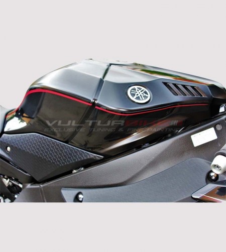 Stickers Kit Factory Racing red version - Yamaha R1 2015-2018 