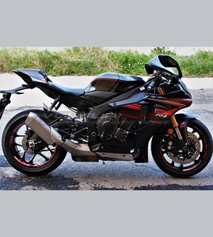 Aufkleber Kit Factory Racing rote Version - Yamaha R1 2015-2018 