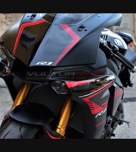 Aufkleber Kit Factory Racing rote Version - Yamaha R1 2015-2018 