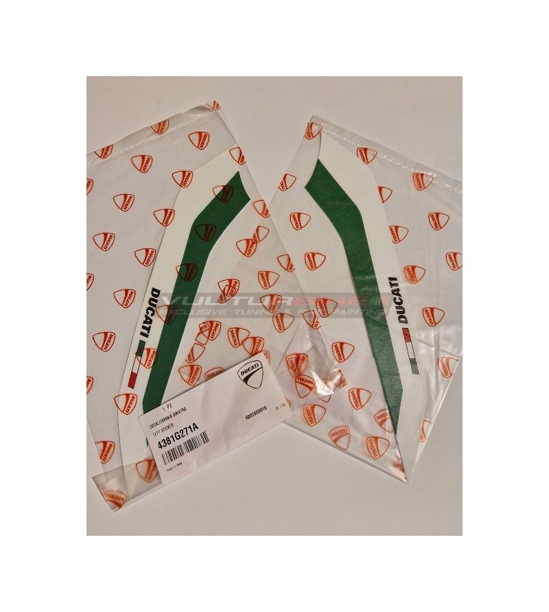 Decals Tricolor two-seater tail Panigale / Streetfighter