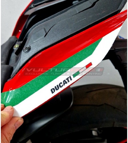 Aufkleber Trikolore Zweisitzer-Heck Panigale / Streetfighter