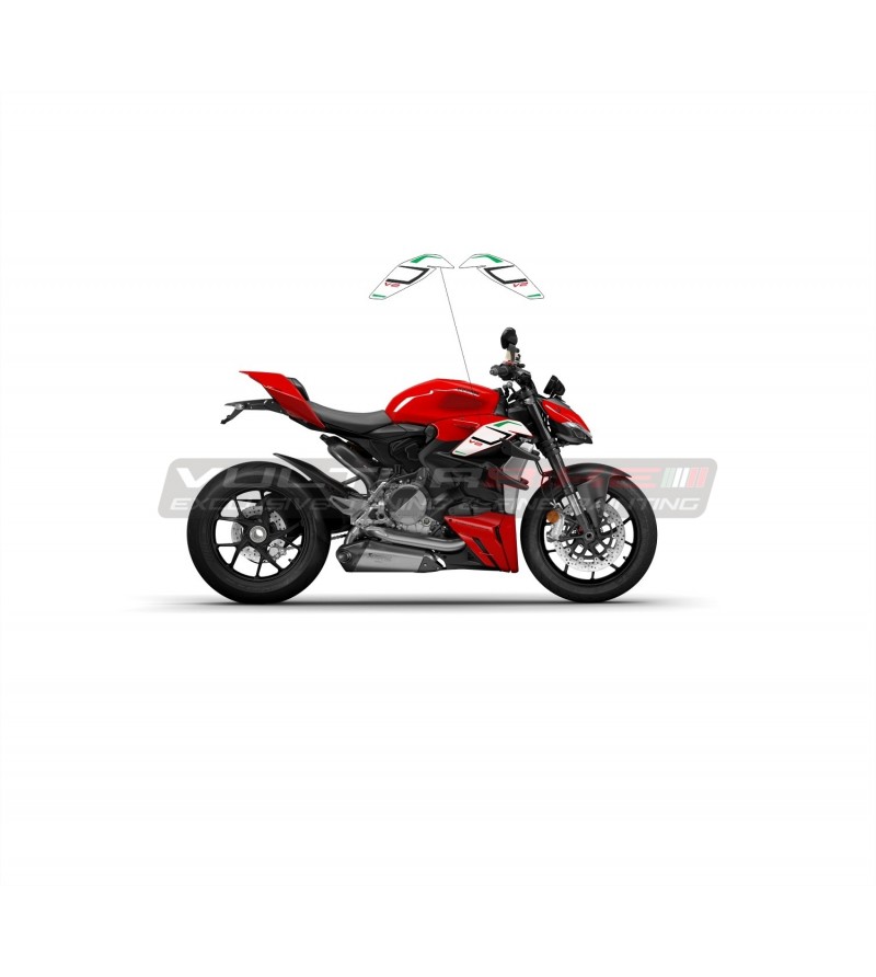 Benutzerdefinierte Seitenwandaufkleber - Ducati Streetfighter V2 