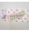 Autocollant original Ducati Monster couleur argent noir 