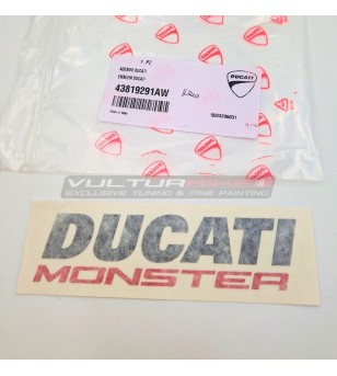 Original sticker Ducati Monster red and black 