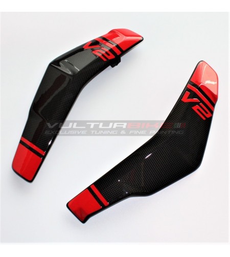 Cubiertas de radiador de carbono personalizadas - Ducati Streetfighter V2
