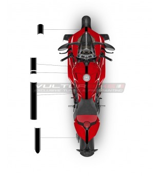 Kit de pegatinas de diseño de rayas - Ducati Panigale V4 2022 