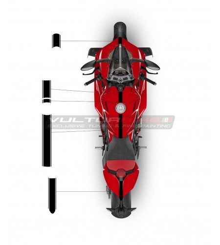 Kit adesivi stripe design - Ducati Panigale V4 2022 