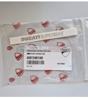 Emblema originale Ducati Superbike colore grigio scuro