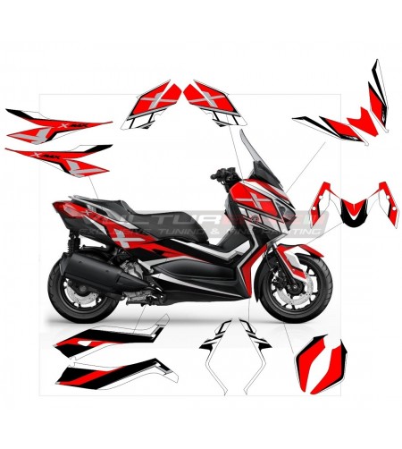 Kit completo de pegatinas color de su elección - Yamaha X-Max 2017 / 2022 