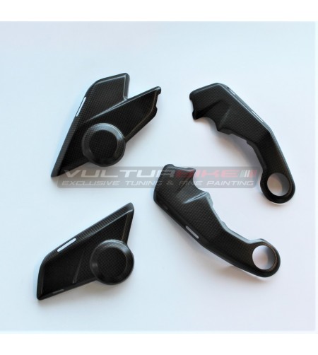 Carbon Fiber Frame Cover - Ducati Multistrada V4 