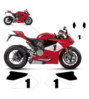 Kit d’autocollants numéro complet personnalisable - Ducati Panigale 899 / 1199 
