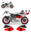Anpassbares weißes Motorradaufkleber-Kit - Ducati Panigale 959 / 1299 